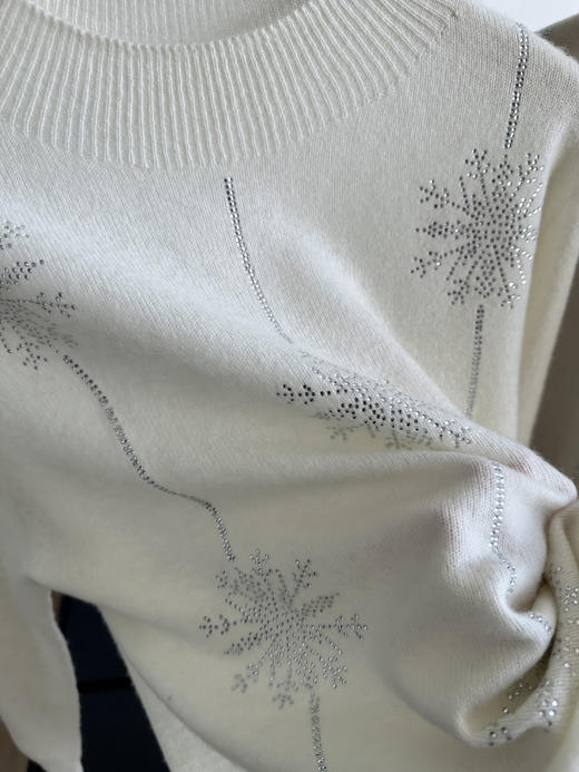 超级好货‼️出口订单~【意大利Marland100%羊毛衫合集】圆领/半高领/烫钻款都有！清完无补 ✅光泽好/杂质少/弹力大/保暖性强，手感无敌好！ 商品图12