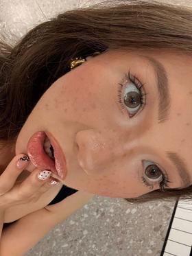 pfgirlcon 半年抛 饱和泪 直径14.2mm着色13.54mm