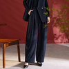 QS百搭秋季新款阔腿直筒长裤羊毛梭织休闲女款日常穿搭1203 商品缩略图0