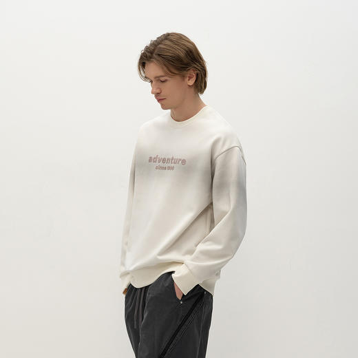 商场同款|森马卫衣男秋季设计感晕染2025新款时尚印花休闲上衣潮 商品图2