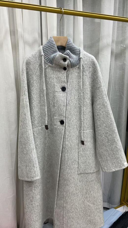 【YW】无忧购 长款毛呢大衣女高级感慵懒风洋气优雅减龄毛呢外套2503（截单后3-5天发货） 商品图6