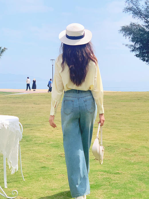 【百图lulu定制】【彩虹糖衬衫】大口袋 可通勤 可法式 正肩 宽松长袖 衬衫 商品图10