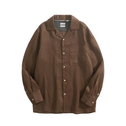 男款亚麻长袖衬衫006 商品图0