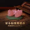 【祈愿吉品】合和 粉水晶鸳鸯对 单身情侣夫妻卧室摆件 商品缩略图0