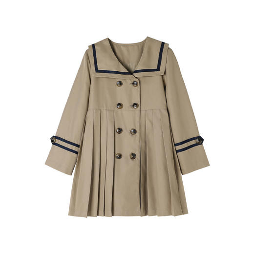 英伦百褶风衣 商品图4