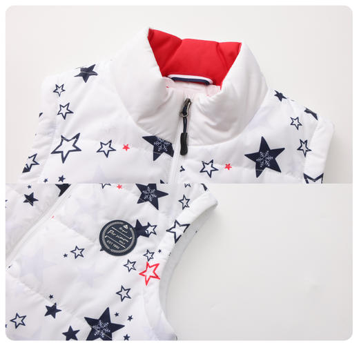 \BOW-309A PROSIMON高尔夫女款时尚运动数码印花风棉马甲 商品图3