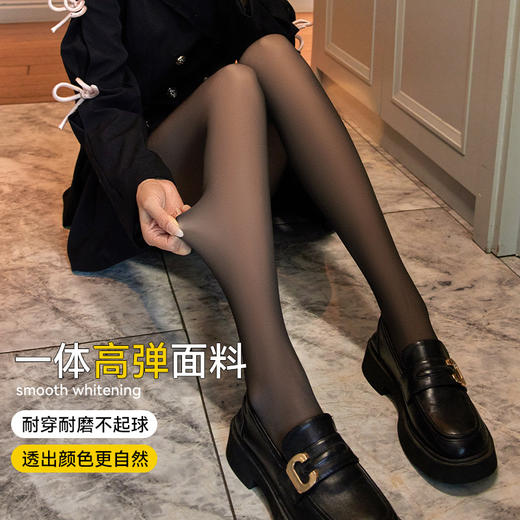 【超性感❗️加绒黑丝光腿神器】高腰提臀收腹，逼真百搭，防勾耐穿！保暖黑透肤打底裤女秋冬加厚一体连裤袜丝袜 商品图3