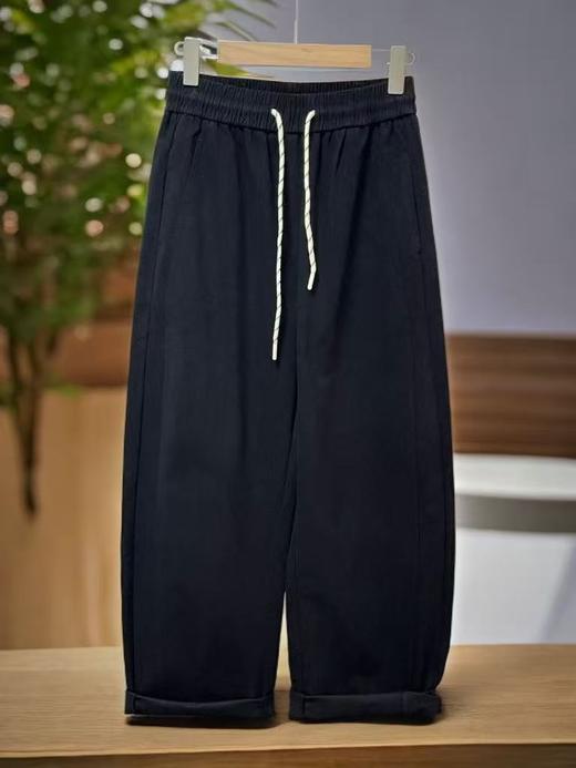 冰点价！仅限11.11！退货勿拍【秋上新】A801酵洗舒绒棉水洗棉秋款宽松气球裤休闲裤-喜出 商品图1