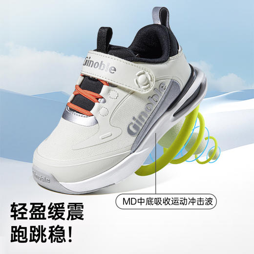 基诺浦机能鞋秋季小童鞋云霓-复古未来GY1635★微店 商品图4
