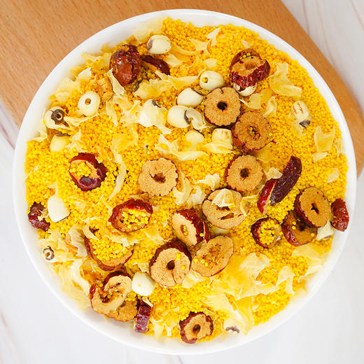 溢田银耳莲子小米粥1kg 商品图3