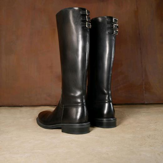【云粉节】【思加图】BF楼杨幂同款思加图新款骑士三重奏英伦风骑士靴长靴EAJ40吊牌价3590，活动价2598 商品图3