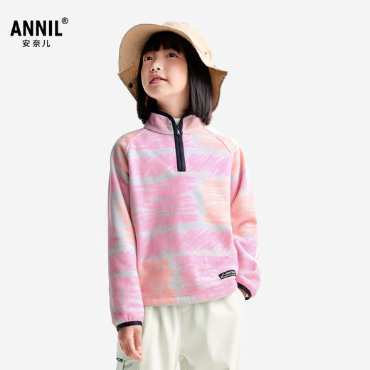 女童半开领上衣冬季新款安奈儿童装EG541554 商品图1