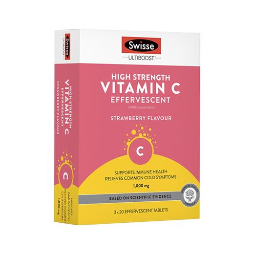 Swisse 高浓维生素C泡腾片（四合一） 60 粒（老款） 商品图0