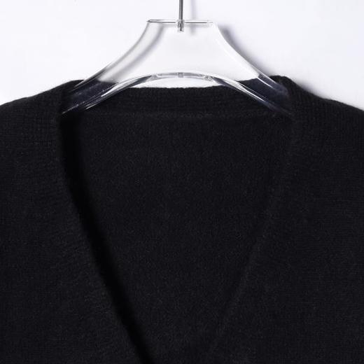 2715SDSA男士秋冬新款痞帅男装复古港风撞色缝线V领针织衫慵懒风毛衣 商品图2