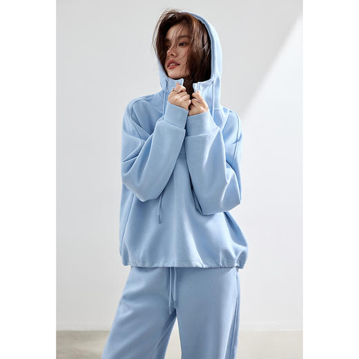 VICTORIA&VERA秋季【像素星宠】加厚腊肠狗卫衣套装 | 3D立体刺绣连帽衫+香蕉裤通勤运动锁温神器 商品图4