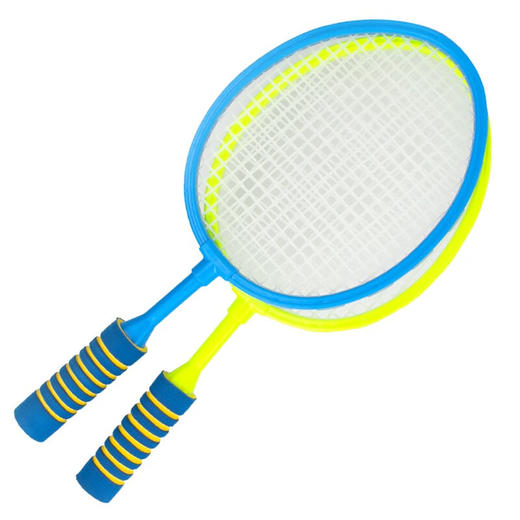 婴待卫儿童双色手把羽毛球拍 户外休闲运动玩具2866 商品图4