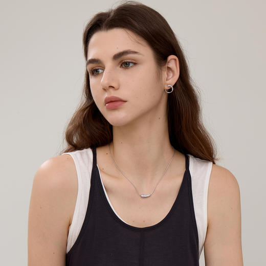 ARSIS｜流光系列 流光水滴C圈耳钉 商品图1