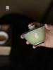 赋山堂丨庭芜绿花卉边纹 盖碗 单个茶具 手绘功夫岩茶泡茶器清新 商品缩略图1