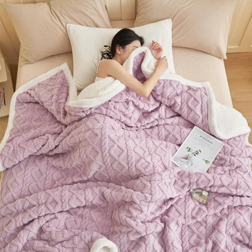 【冬天不再冷飕飕】秋冬毛毯加厚塔芙蓉毯子保暖床单ins风办公室空调毯沙发毯午睡毯。rb 商品图2