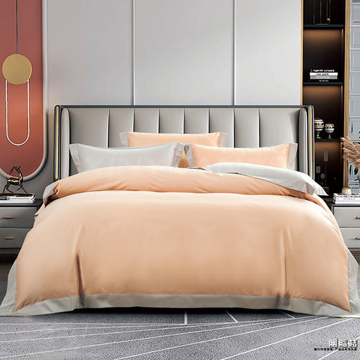 鑫缘 暖姜绒素色四件套  DMJ5418-20 商品图0