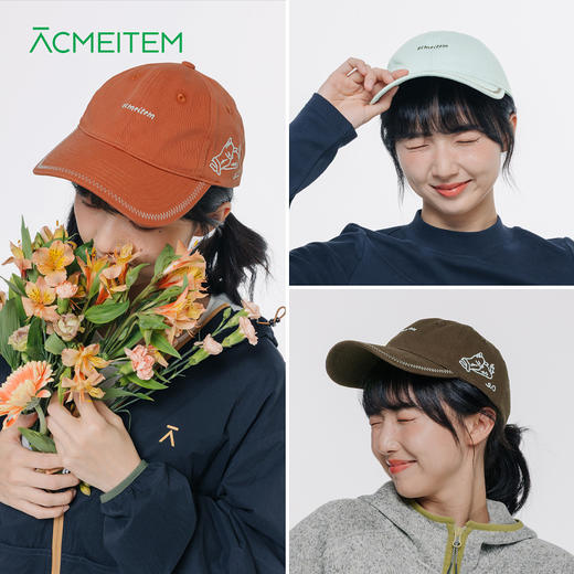 【品牌特惠】ACMEITEM爱棵米 城市户外运动动物刺绣鸭舌帽彩色休闲帽子男女GAG3540251E 商品图0