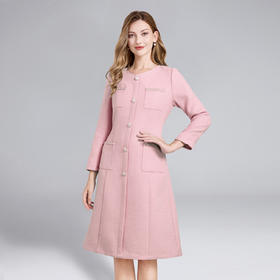 「高货deo」全新升级【铂金会员422/天猫569/差价147】(01550)洛诗琳新款优雅小香风连衣裙2025秋季气质通勤显瘦A字裙