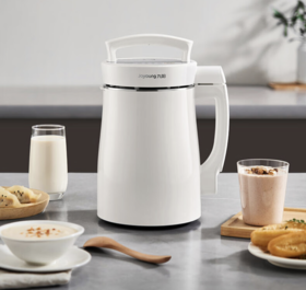 九阳（Joyoung）豆浆机1.3L破壁免滤轻音降噪304不锈钢3-4人用家用多功能全自动榨汁机料理机D08EC