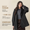 【严选】诗凡黎羊毛骆驼绒休闲连帽大衣2025冬新款宽松高级感双面呢外套女7G9370791 商品缩略图3