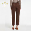 乔万尼2025秋新品复古摩卡棕袋盖设计显瘦直筒裤ED3F266 商品缩略图4