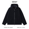 87681SDSA男士秋冬新款痞帅男装简约纯色拉链连帽卫衣宽松时尚情侣上衣 商品缩略图1