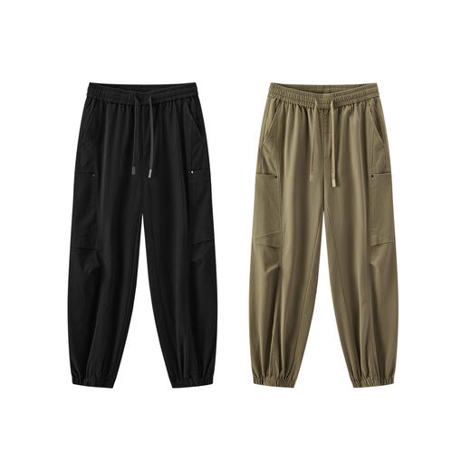 商场同款|森马休闲裤男秋季宽松锥形裤2025新款户外运动束脚裤子 商品图4