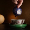 仲秋造物 · 但愿人长久 2025佳节限量锦盒套『蓝染描金壶90mlx1 铜盖苔绿釉壶承180mlx1 釉里红品杯30mlx3』 忘言工作室出品（景德镇顺丰发货） 商品缩略图2