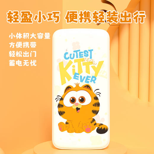 加菲猫10000毫安充电宝1个 商品图1