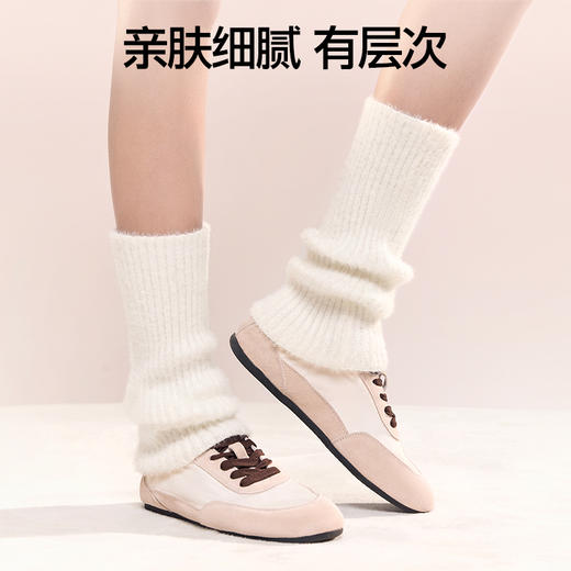 【2双装】SIINSIIN袜套毛绒绒堆堆袜配鲨鱼裤秋冬小腿袜 商品图1