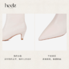 【奥黛丽】heelz设计师手工鞋履 ｜羊皮 时装短靴 5.5 公分 商品缩略图4