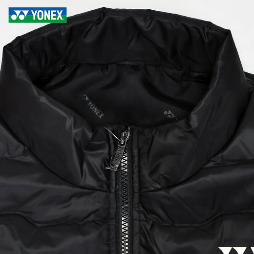 YONEX尤尼克斯羽毛球服1900325BCR男女款yy加绒轻薄保暖马甲 商品图1
