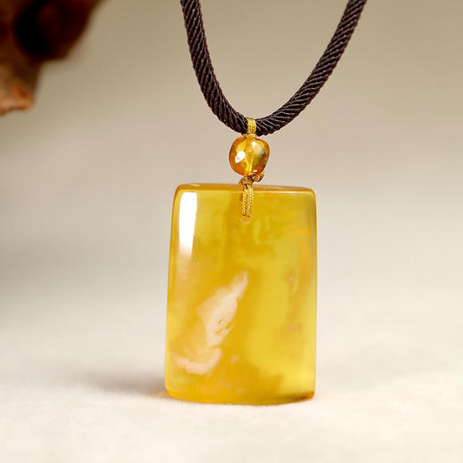 ZP珠宝 蜜蜡系列 金黄蜜蜡如月圆满 商品图5