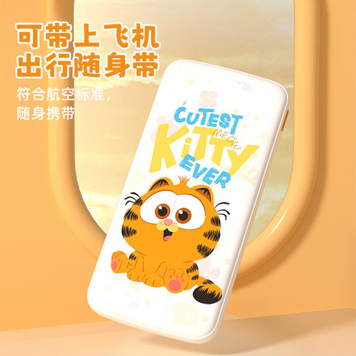 加菲猫10000毫安充电宝1个 商品图2