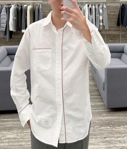 男款牛津布长袖衬衫022 商品图3