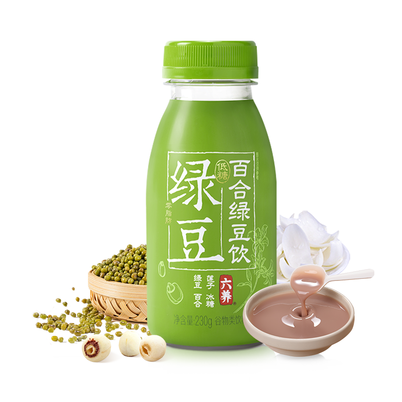 六养丨莲子百合绿豆饮230g/瓶