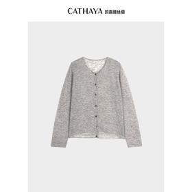 凯喜雅 在云端圆领长袖开衫