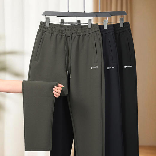【DK】大依优型大码男装松紧腰休闲裤针织休闲百搭直筒长裤运动裤 商品图2
