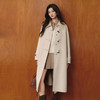 【严选】【牛角可露丽】诗凡黎100绵羊毛大衣2025冬新款羊羔毛领长款外套7G9370271 商品缩略图3