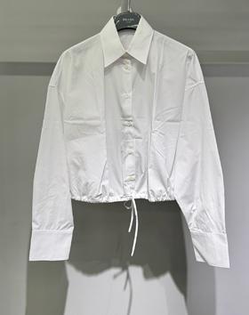 女款抽绳长袖衬衫020