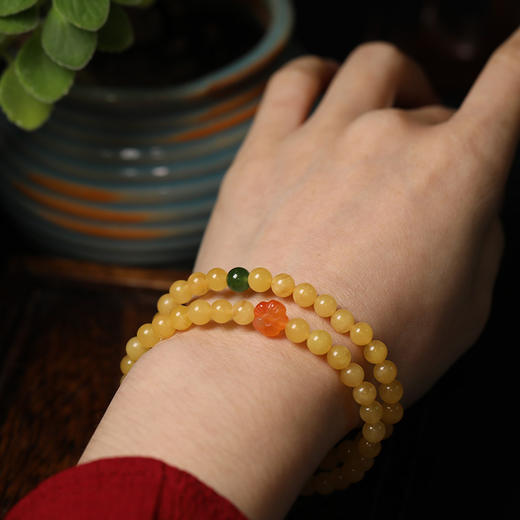 ZP珠宝 蜜蜡系列 金黄蜜蜡如月圆满 商品图9