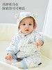 Domiamia 婴幼儿夹棉针织长袖连体衣 秋冬季保暖加厚婴儿服 商品缩略图0