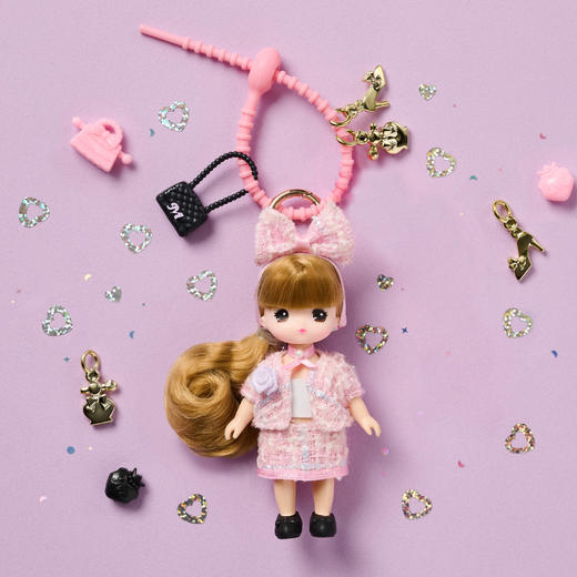 Mimiworld 迷你玫美钥匙扣 背包玩偶钥匙扣萌物 商品图4