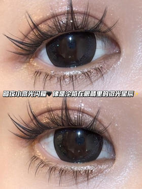 Obsidian 珍珠黑银粉·日抛十片装