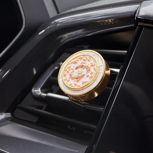 【故宫香氛】锦上添花雀绕花枝车载香薰汽车出风口香氛礼盒生日礼物 商品图6