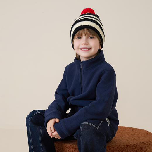 METTE童装风衣2020秋冬新品儿童两件套摇粒绒防风外套三合一夹克 商品图5